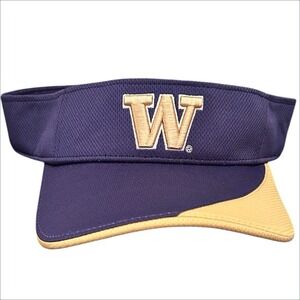 Washington Huskies Visor Black Purple Gold OC Sports Cap Hat Golf NCAA‎ NEW NWT